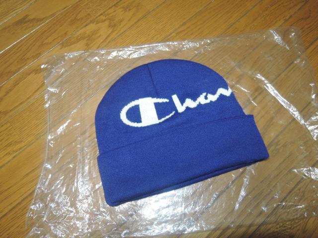 新品 Champion チャンピオン ニットキャップ ネイビー青 ロゴ LOGO ビーニー < ブランド  新品 Champion チャンピオン ニットキャップ ネイビー青 ロゴ LOGO ビーニー < ブランドの