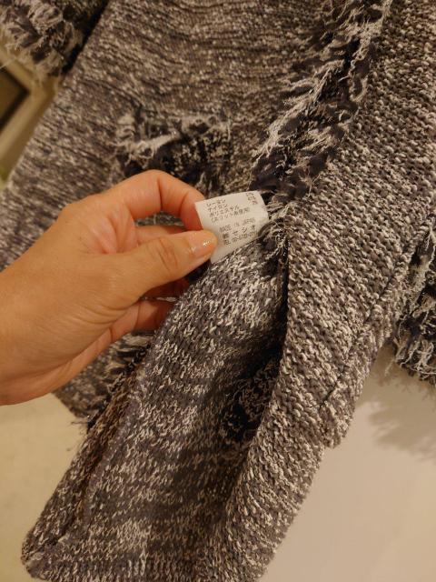 グレーツイードジャケット Lサイズ 40 < 女性ファッション  グレーツイードジャケット Lサイズ 40 < 女性ファッションの