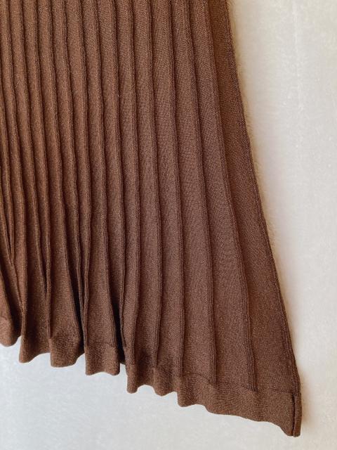 ROPE ロペ リブニット 銀糸入り ロングスカート ウエストゴム 36(S) N2m < ブランド  ROPE ロペ リブニット 銀糸入り ロングスカート ウエストゴム 36(S) N2m < ブランドの