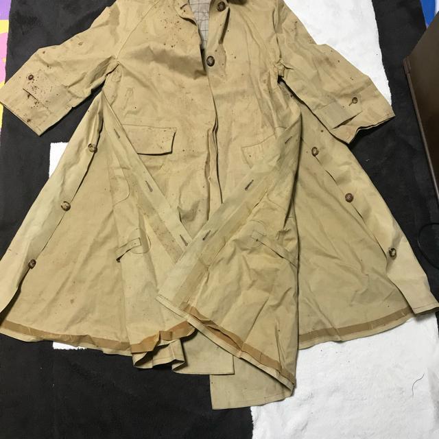 正規品 ヴィンテージ エルメス ゴム引きコットン ロングレインコート カーキ 32 レディースM位 < ブランド 正規品 ヴィンテージ エルメス ゴム引きコットン ロングレインコート カーキ 32 レディースM位 < ブランドの