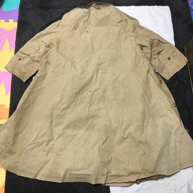 正規品 ヴィンテージ エルメス ゴム引きコットン ロングレインコート カーキ 32 レディースM位 < ブランド 正規品 ヴィンテージ エルメス ゴム引きコットン ロングレインコート カーキ 32 レディースM位 < ブランドの