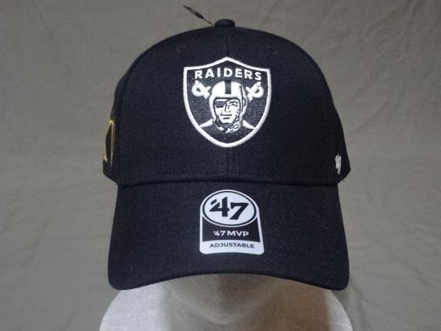 USA購入【47BRAND】NFL ラスベガス レイダース【Super Bowl XV】ロゴ刺繍入り キャップ < 男性ファッション  USA購入【47BRAND】NFL ラスベガス レイダース【Super Bowl XV】ロゴ刺繍入り キャップ  < 男性ファッションの