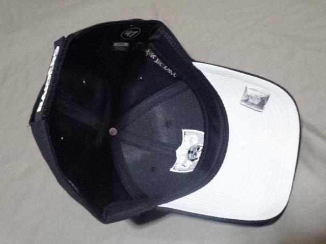 USA購入【47BRAND】NFL ラスベガス レイダース【Super Bowl XV】ロゴ刺繍入り キャップ < 男性ファッション  USA購入【47BRAND】NFL ラスベガス レイダース【Super Bowl XV】ロゴ刺繍入り キャップ < 男性ファッションの