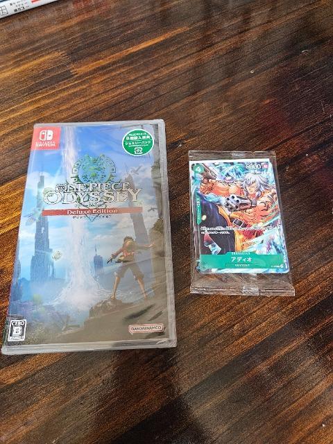 新品未開封 ワンピース オデッセイ デラックスエディション 特典 カード付き < ゲーム本体/ソフト  新品未開封 ワンピース オデッセイ デラックスエディション 特典 カード付き  < ゲーム本体/ソフトの