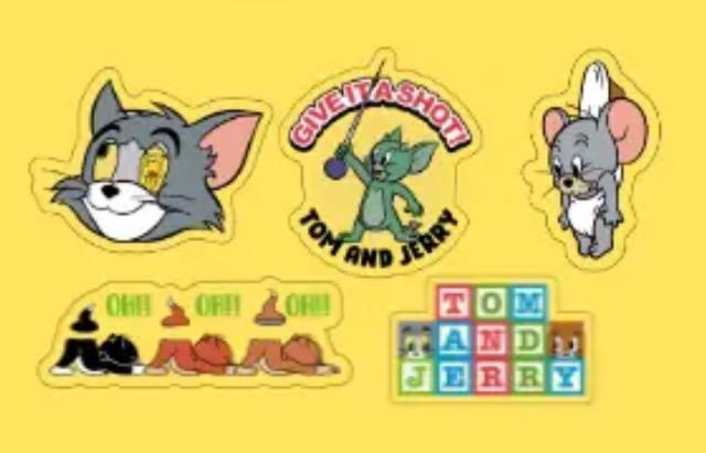 トムとジェリーhappyくじ★ダイカットステッカーセット★ < アニメ/コミック/キャラクター トムとジェリーhappyくじ★ダイカットステッカーセット★ < アニメ/コミック/キャラクターの