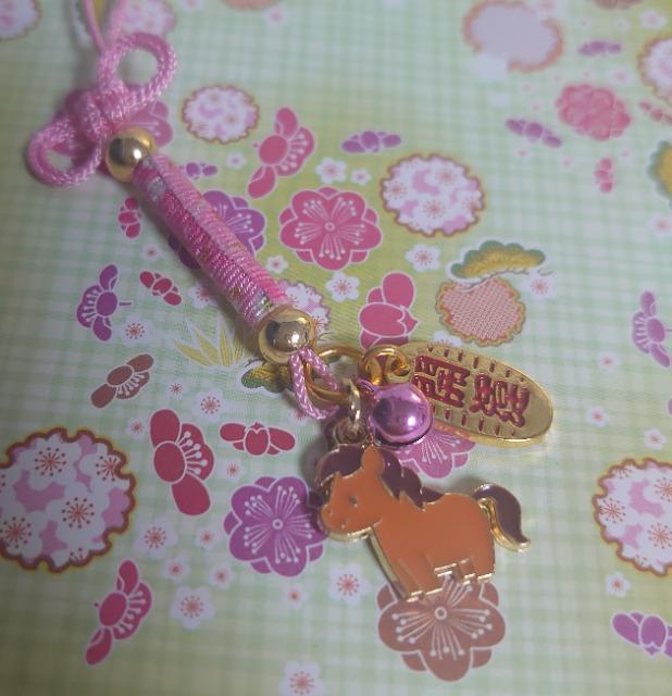 ハンドメイド♪2026・午年☆馬さん二重叶結び根付ストラップ(桃) < ペット/手芸/園芸 ハンドメイド♪2026・午年☆馬さん二重叶結び根付ストラップ(桃) < ペット/手芸/園芸の