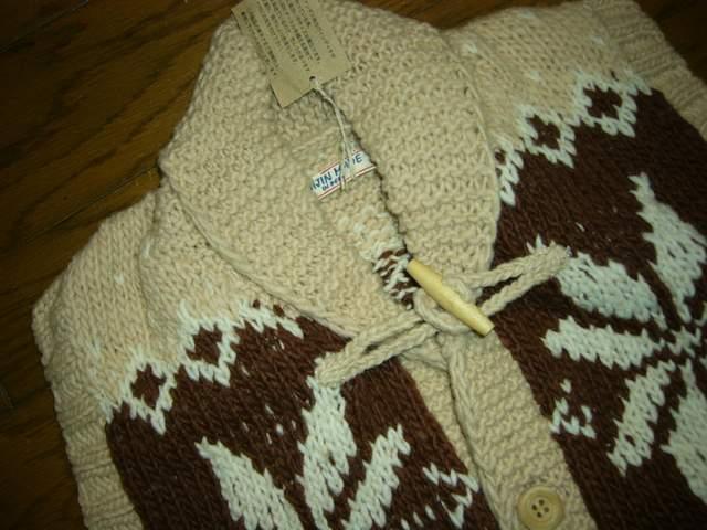 新品GAIJIN MADEガイジンメイドニットベスト2雪柄カウチンHRM < ブランド  新品GAIJIN MADEガイジンメイドニットベスト2雪柄カウチンHRM < ブランドの