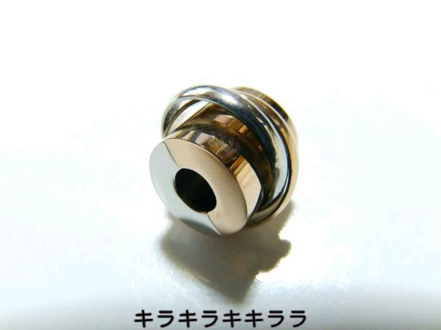 《New》シルバーxゴールド★エレガント・極太リング風デザイン*ネックレストップ < 男性アクセサリー/時計  《New》シルバーxゴールド★エレガント・極太リング風デザイン*ネックレストップ  < 男性アクセサリー/時計の