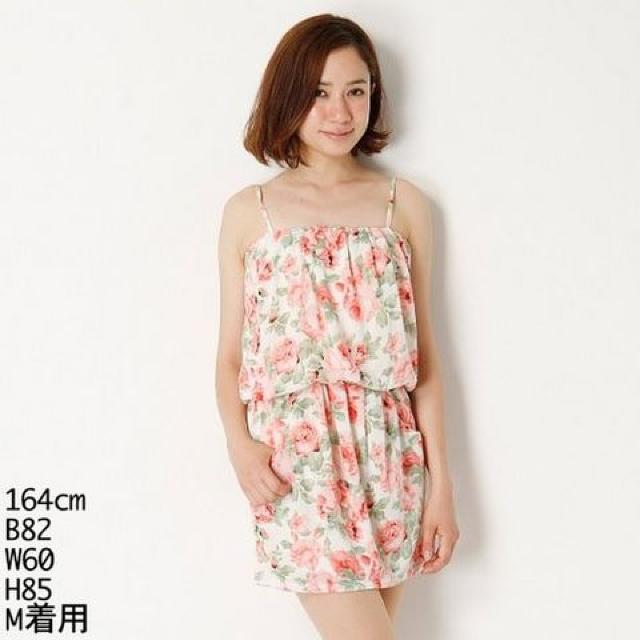 INGNI*新品*花柄ベアワンピ < ブランド  INGNI*新品*花柄ベアワンピ  < ブランドの