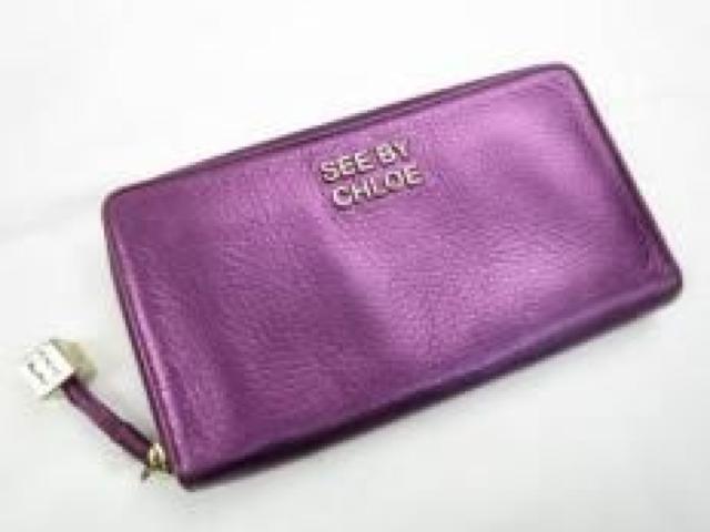 E10354■レア正規本物シーバイクロエ■ラウンド財布 < ブランド  E10354■レア正規本物シーバイクロエ■ラウンド財布  < ブランドの