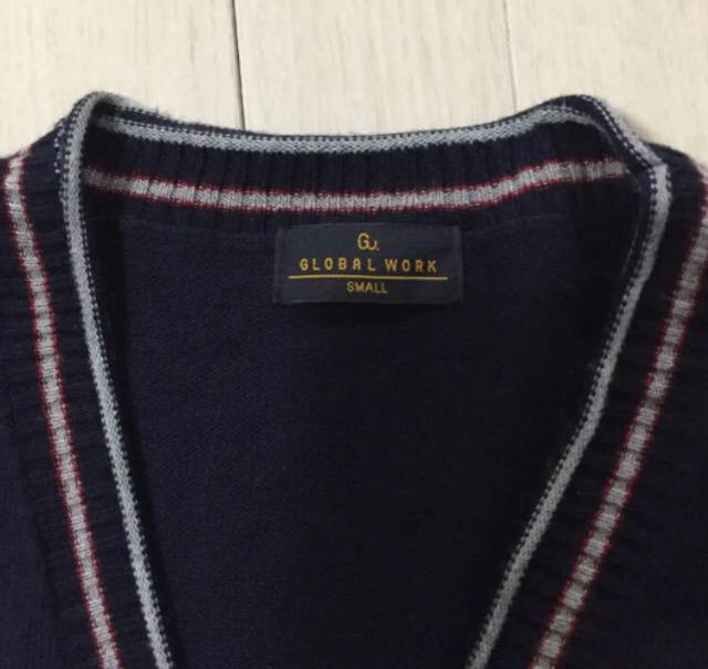 gpɋ߂GLOBAL WORK O[o[N STCY Y jbgJ[fBKAN100% lCr[~~  jt@bV 