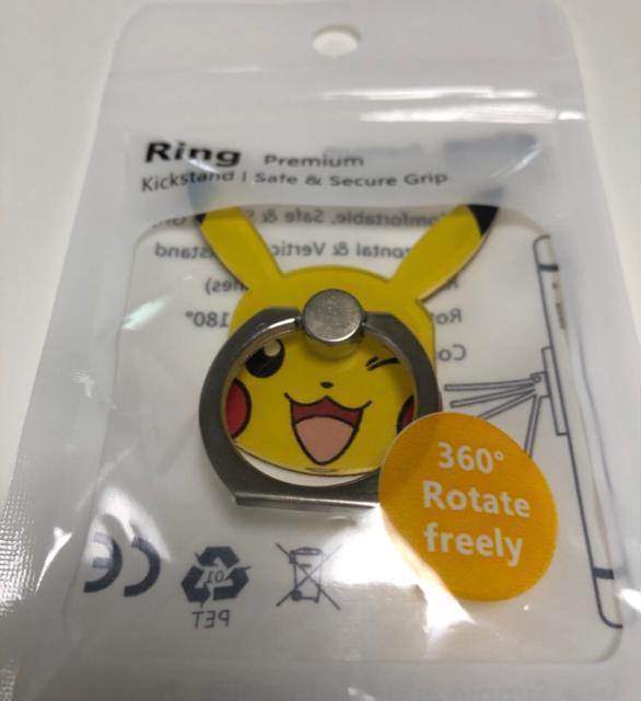 バンカーリング スマホリング ポケモン ピカチュウ < アニメ/コミック/キャラクター  バンカーリング スマホリング ポケモン ピカチュウ  < アニメ/コミック/キャラクターの