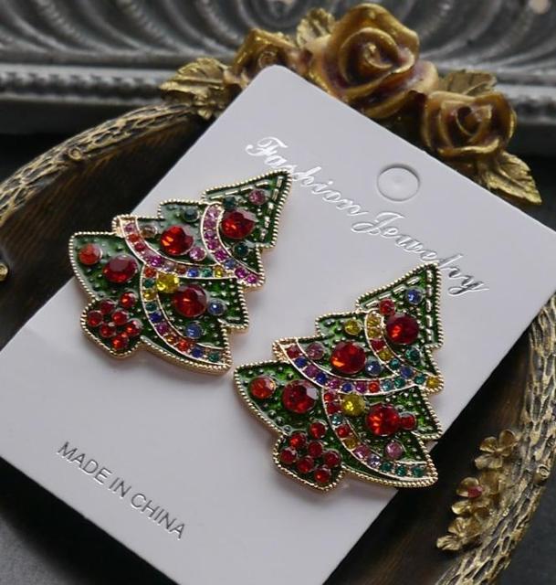 新品 アンティーク調きらきらクリスマスツリーストーンピアス ゴスロリ イベント < 女性アクセサリー/時計  新品 アンティーク調きらきらクリスマスツリーストーンピアス ゴスロリ イベント < 女性アクセサリー/時計の