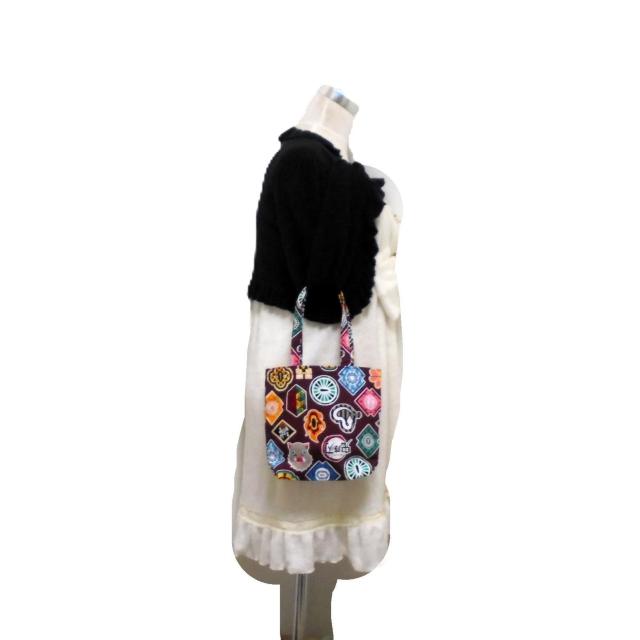 ◆小サイズ◆鬼滅の刃×赤茶地◆エコバッグ サブバッグ < 女性ファッション ◆小サイズ◆鬼滅の刃×赤茶地◆エコバッグ サブバッグ < 女性ファッションの