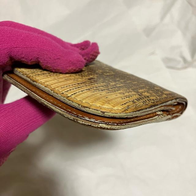 【IS/IT / イズイット】 リザードレザー / 二つ折り財布 / 本革 < 男性ファッション  【IS/IT / イズイット】 リザードレザー / 二つ折り財布 / 本革 < 男性ファッションの