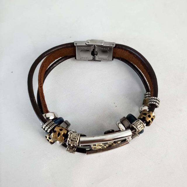 込み★カッコイイ!マルチレイヤープレイヤーレザーブレスレット★ < 男性アクセサリー/時計 込み★カッコイイ!マルチレイヤープレイヤーレザーブレスレット★ < 男性アクセサリー/時計の