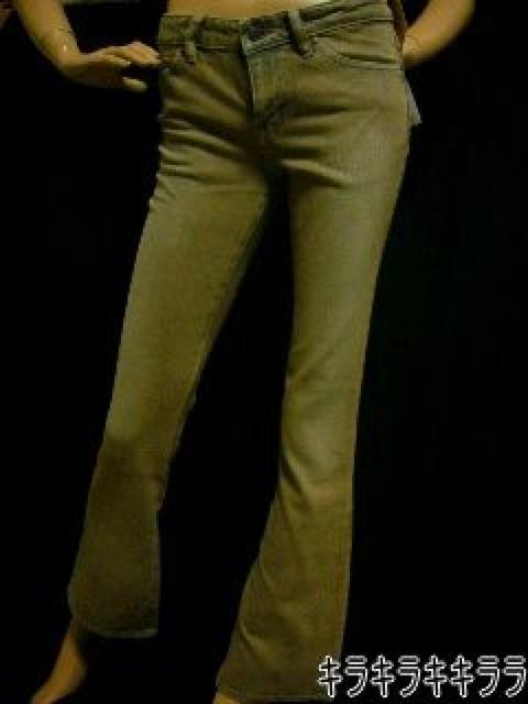 《New》美脚★小尻・ローライズ*ブーツカットデニム<モカw61> < 女性ファッション  《New》美脚★小尻・ローライズ*ブーツカットデニム<モカw61> < 女性ファッションの