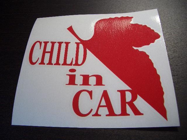 evc_CHILD IN CAR カッティングステッカー 10cm < 自動車/バイク evc_CHILD IN CAR カッティングステッカー 10cm < 自動車/バイク