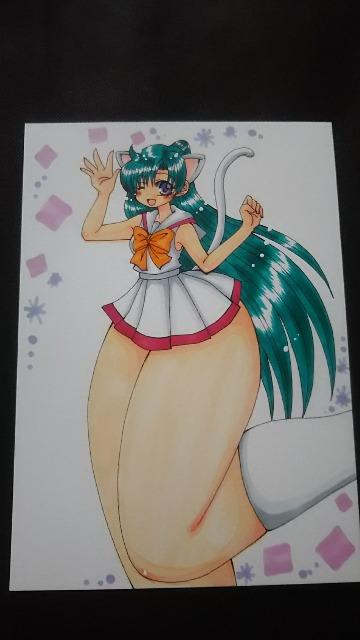 自作イラスト 「セーラームーン★ニャンニャンせつな」 同人 手描き < アニメ/コミック/キャラクター  自作イラスト 「セーラームーン★ニャンニャンせつな」 同人 手描き  < アニメ/コミック/キャラクターの