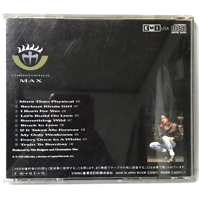 クリストファー・マックス / モア・ザン・フィジカル < CD/DVD/ビデオ  クリストファー・マックス / モア・ザン・フィジカル < CD/DVD/ビデオの