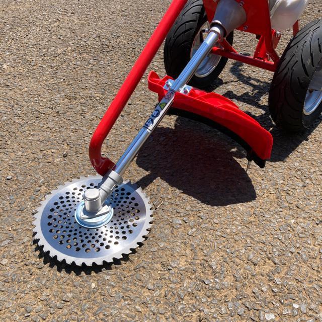 タイヤ付きエンジン草刈機 42.7cc 手押し草刈り機 チップソーおまけ付き < ペット/手芸/園芸  タイヤ付きエンジン草刈機 42.7cc 手押し草刈り機 チップソーおまけ付き < ペット/手芸/園芸の