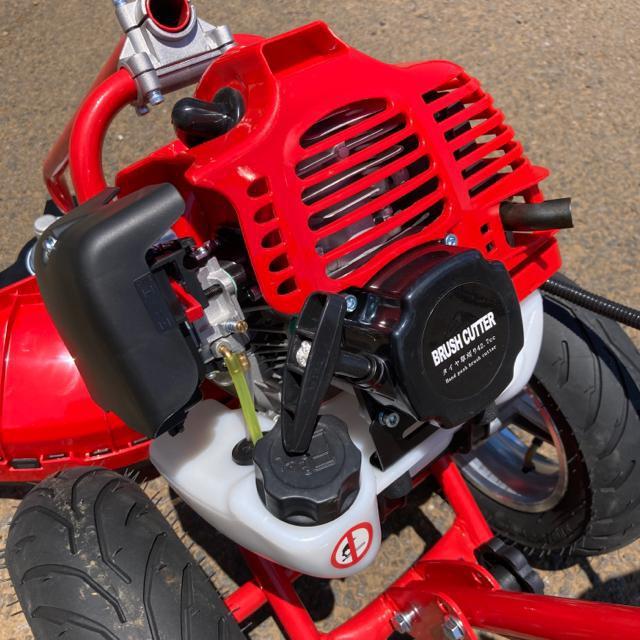 タイヤ付きエンジン草刈機 42.7cc 手押し草刈り機 チップソーおまけ付き < ペット/手芸/園芸  タイヤ付きエンジン草刈機 42.7cc 手押し草刈り機 チップソーおまけ付き < ペット/手芸/園芸の