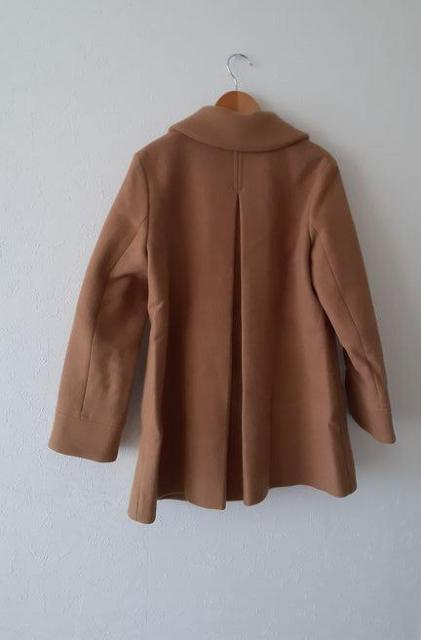 Demi-Luxe BEAMS◆ベージュ ウール シングル ステンカラーコート ジャケット◆36サイズ < ブランド  Demi-Luxe BEAMS◆ベージュ ウール シングル ステンカラーコート ジャケット◆36サイズ < ブランドの