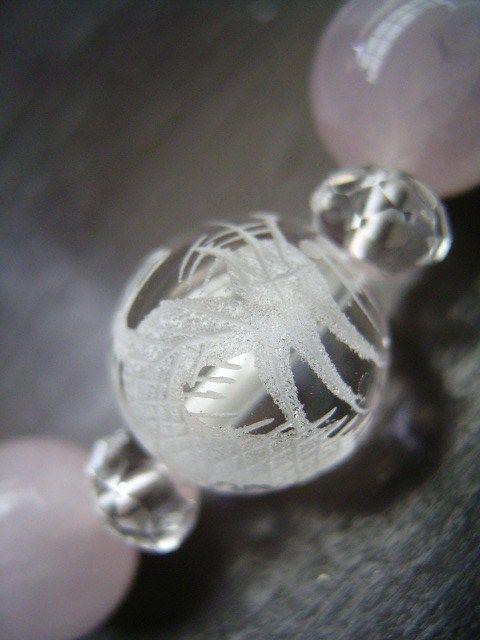 ☆即決☆龍彫水晶xローズクォ-ツブレスレット < 男性アクセサリー/時計  ☆即決☆龍彫水晶xローズクォ-ツブレスレット < 男性アクセサリー/時計の