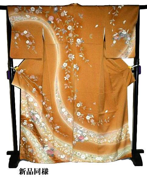 【最高峰】新品同様 暈し染め 金彩 吉祥枝花文 訪問着 身丈169cm 裄丈66.5cm T3335 < 女性ファッション  【最高峰】新品同様 暈し染め 金彩 吉祥枝花文 訪問着 身丈169cm 裄丈66.5cm T3335  < 女性ファッションの