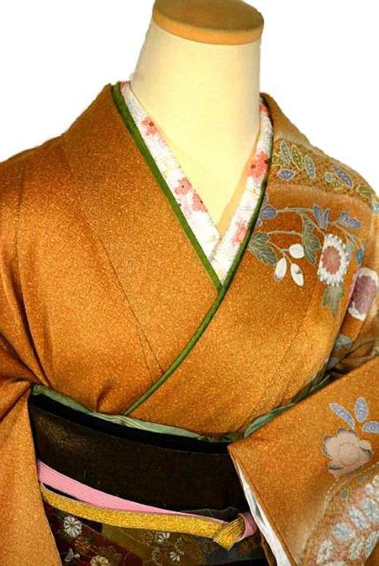 【最高峰】新品同様 暈し染め 金彩 吉祥枝花文 訪問着 身丈169cm 裄丈66.5cm T3335 < 女性ファッション  【最高峰】新品同様 暈し染め 金彩 吉祥枝花文 訪問着 身丈169cm 裄丈66.5cm T3335 < 女性ファッションの