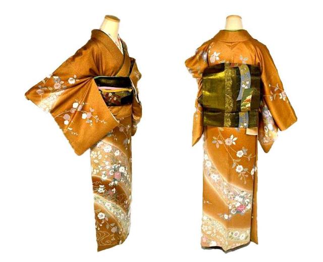 【最高峰】新品同様 暈し染め 金彩 吉祥枝花文 訪問着 身丈169cm 裄丈66.5cm T3335 < 女性ファッション  【最高峰】新品同様 暈し染め 金彩 吉祥枝花文 訪問着 身丈169cm 裄丈66.5cm T3335 < 女性ファッションの