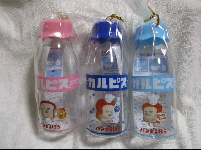 カルピス パンどろぼう コラボデザイン メモリ付き ミルクボトル 全3種セット アサヒ < ホビー  カルピス パンどろぼう コラボデザイン メモリ付き ミルクボトル 全3種セット アサヒ  < ホビーの