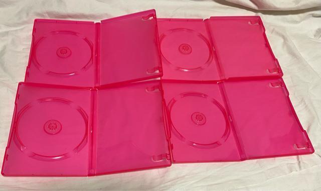 DVD空ケース ピンク色透明 4枚 未使用品 < CD/DVD/ビデオ  DVD空ケース ピンク色透明 4枚 未使用品  < CD/DVD/ビデオの