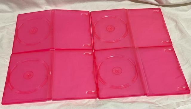 DVD空ケース ピンク色透明 4枚 未使用品 < CD/DVD/ビデオ  DVD空ケース ピンク色透明 4枚 未使用品 < CD/DVD/ビデオの