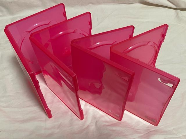 DVD空ケース ピンク色透明 4枚 未使用品 < CD/DVD/ビデオ  DVD空ケース ピンク色透明 4枚 未使用品 < CD/DVD/ビデオの
