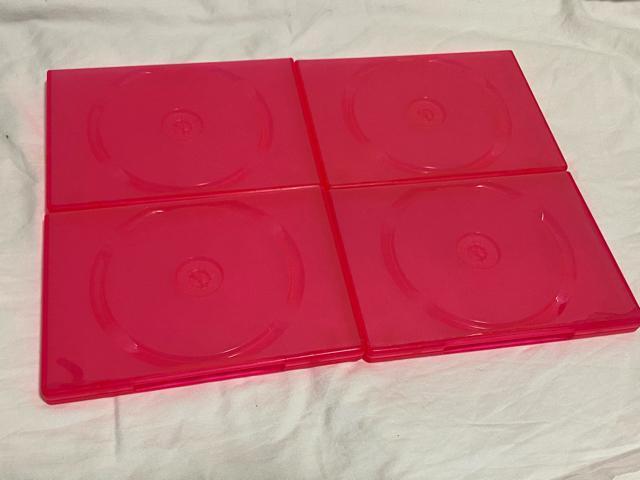 DVD空ケース ピンク色透明 4枚 未使用品 < CD/DVD/ビデオ  DVD空ケース ピンク色透明 4枚 未使用品 < CD/DVD/ビデオの