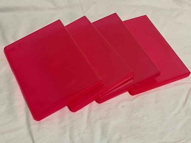 DVD空ケース ピンク色透明 4枚 未使用品 < CD/DVD/ビデオ  DVD空ケース ピンク色透明 4枚 未使用品 < CD/DVD/ビデオの