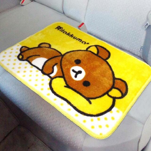 《New》リラックマ★車内.お部屋.玄関.バス.トイレ等に…シートマット < 自動車/バイク 《New》リラックマ★車内.お部屋.玄関.バス.トイレ等に…シートマット < 自動車/バイク
