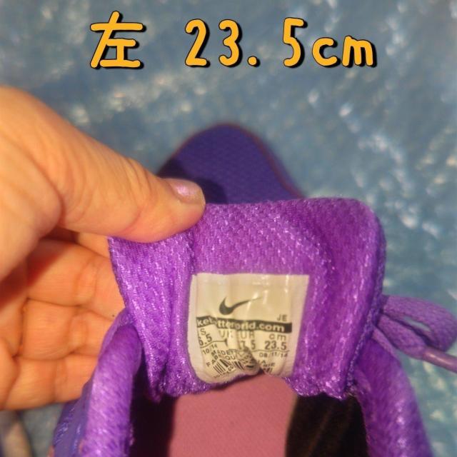 NIKEスニーカー 紫 パープル 訳あり 送料無料 ほぼ新品 左右サイズ違い ダウンシフター6 < ブランド  NIKEスニーカー 紫 パープル 訳あり 送料無料 ほぼ新品 左右サイズ違い ダウンシフター6 < ブランドの