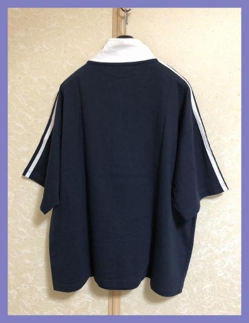 ☆アンカースミス☆超美品☆ジップネックラインオーバーサイズTシャツL紺☆ < 男性ファッション ☆アンカースミス☆超美品☆ジップネックラインオーバーサイズTシャツL紺☆ < 男性ファッションの