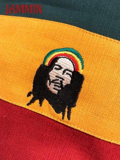 ボブマーリー刺繍入りラスタカラーバッグ アジアン レゲエ ラスタ ヒッピー サイケ < 男性ファッション ボブマーリー刺繍入りラスタカラーバッグ アジアン レゲエ ラスタ ヒッピー サイケ < 男性ファッションの