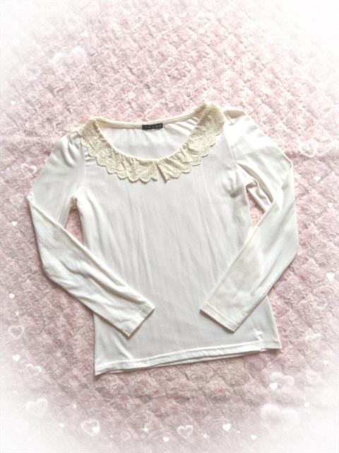 イング*レース衿長袖トップス < ブランド  イング*レース衿長袖トップス  < ブランドの