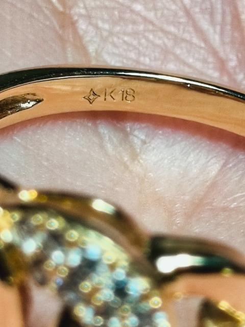 GSTVドーナッツ型の美しいK18金の天然ダイヤ0.27ctが煌めく4.78gの程良いボリュームリングさん大好き(*^^*)♪ < 女性アクセサリー/時計 GSTVドーナッツ型の美しいK18金の天然ダイヤ0.27ctが煌めく4.78gの程良いボリュームリングさん大好き(*^^*)♪ < 女性アクセサリー/時計の