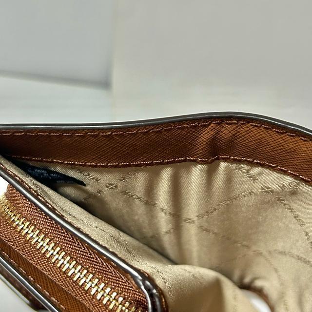 MICHAEL KORS マイケルコース レザー 二つ折り 財布 ウォレット 小銭入れ 札入れ レディース ブラウン < ブランド MICHAEL KORS マイケルコース レザー 二つ折り 財布 ウォレット 小銭入れ 札入れ レディース ブラウン < ブランドの