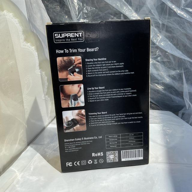 SUPRENT BT355 髭トリマー USB充電式 精密ダイヤル調整可能 バリカン < 家電/AV SUPRENT BT355 髭トリマー USB充電式 精密ダイヤル調整可能 バリカン < 家電/AVの