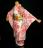 【最高峰】美品【山田屋謹製】金彩 手描き 梅尽くし 1つ紋 比翼付 振袖 身丈154cm 裄丈64.5cm T3492