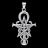 PS Wizardry Symbol silver pendant @g