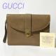 GUCCI ���B���e�[�W ���U�[ �Z�J���h�o�b�O �L�[����^�C�v �u���E�� �S�[���h