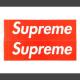Supreme �X�e�b�J�[�Z�b�g