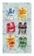 By mamalaterre Tea Towel "Lion Dance"�e�B�[�^�I���u���q���v�@1��
